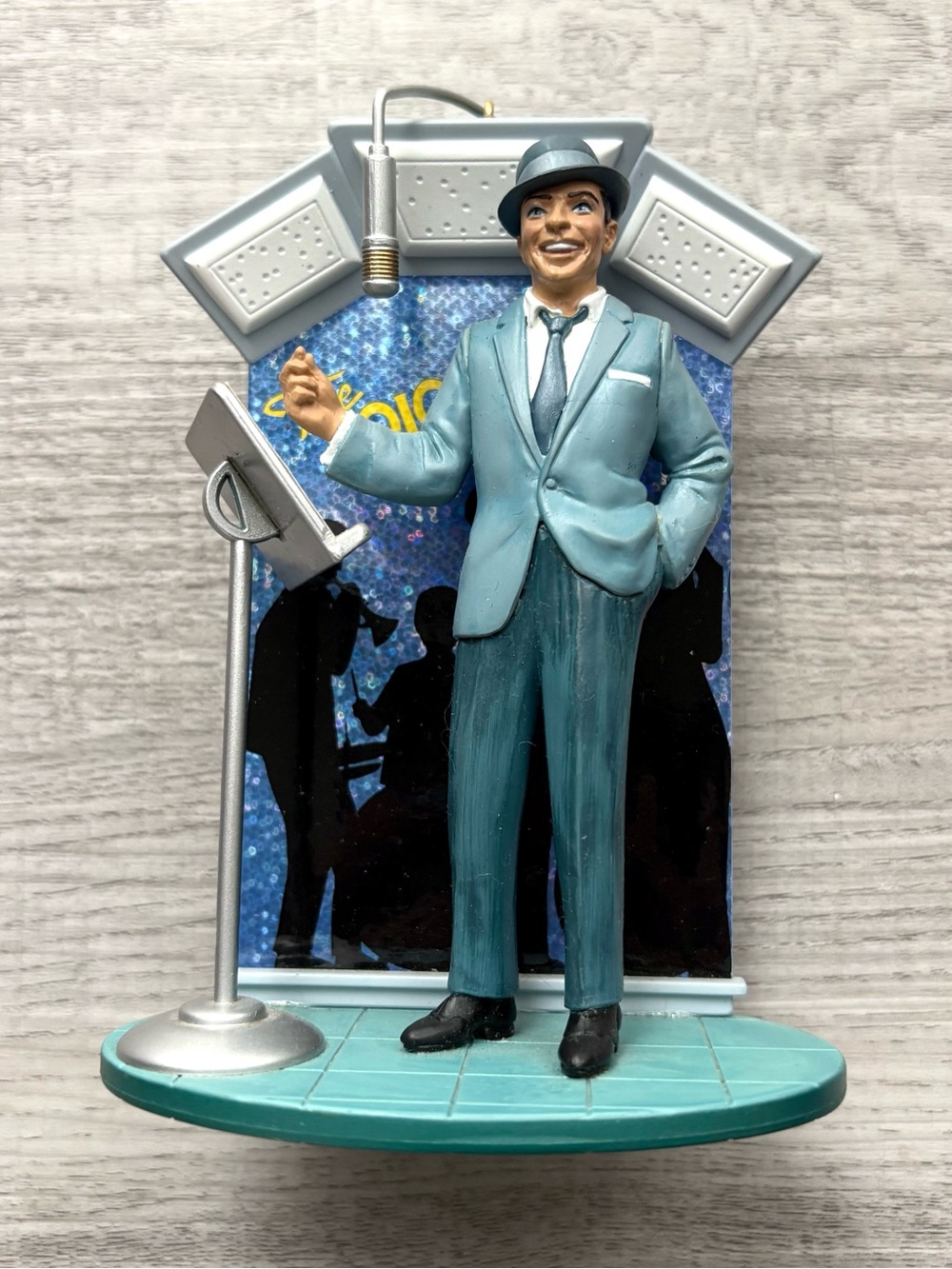 Vintage 2002 Carlton Cards Frank Sinatra Musical Christmas Ornament